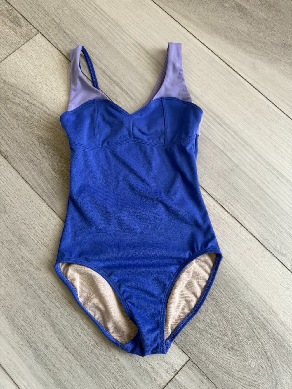 EUC Jo & Jax Blue and Lavender YL Leotard